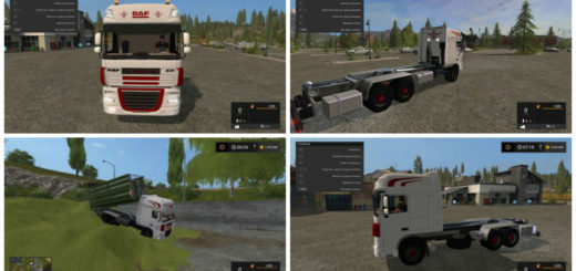 Мод DAF XF IT RUNNER Farming Simulator 17
