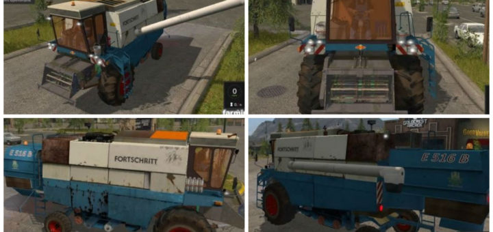 Мод Fortschritt E 516 B v 1.0 Farming Simulator 2017