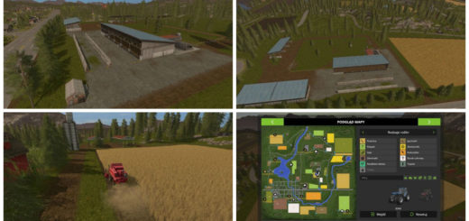 Мод карта GOLDCREST VALLEY CHOPPEDSTRAW V1.0 Farming Simulator 17