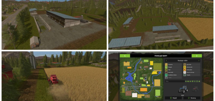 Мод карта GOLDCREST VALLEY CHOPPEDSTRAW V1.0 Farming Simulator 17