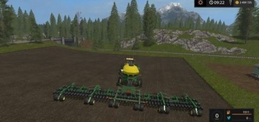 Мод сеялка John Deere 1890/1910 v 1.0 Farming Simulator 17