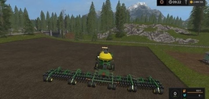 Мод сеялка John Deere 1890/1910 v 1.0 Farming Simulator 17