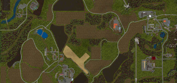 Мод карта Irgendwo in Thueringen V1.0.3.0 RUS Farming Simulator 17