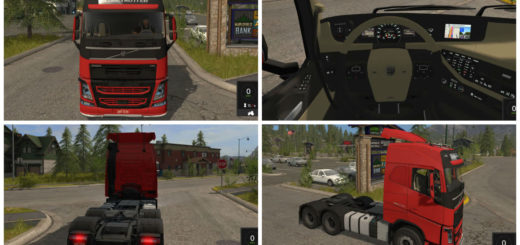 Мод тягач VOLVO FH 540 Farming Simulator 2017