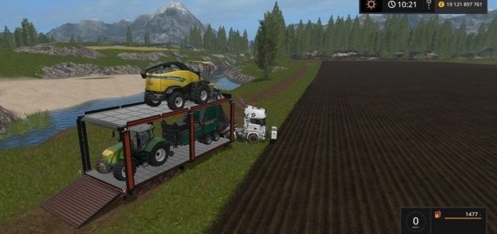 Мод трал Bunk Tral v 1.0Farming Simulator 17