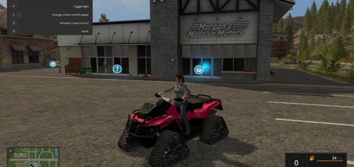 Мод квадроцикл ATV CRAWLER Farming Simulator 2017