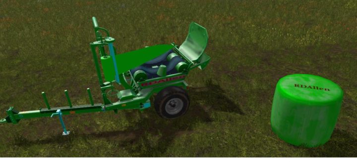 Мод AUTO-UNLOAD SILAGE ROUNDBALES WRAPPER V1.0 Farming Simulator 2017