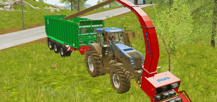 Мод щеподробилка BRUCKS UN v 1.0 Farming Simulator 2017