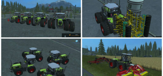 Мод трактор CLAAS XERION 3800 VC V1.0 Farming Simulator 17