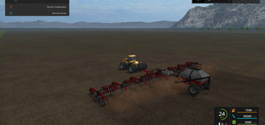 Мод сеялка CaseIH Cart Air Seeder 32m v 2.0 Farming Simulator 17