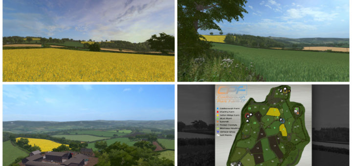 Мод карта Coldborough Park Farm Version 1.0.0.1 Farming Simulator 17