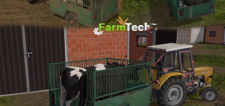 Мод прицеп DRAY LIVESTOCK V1.0 Farming Simulator 2017