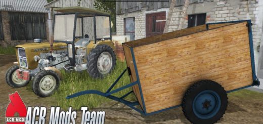 Мод прицеп Dwukolka v 1.0 Farming Simulator 17