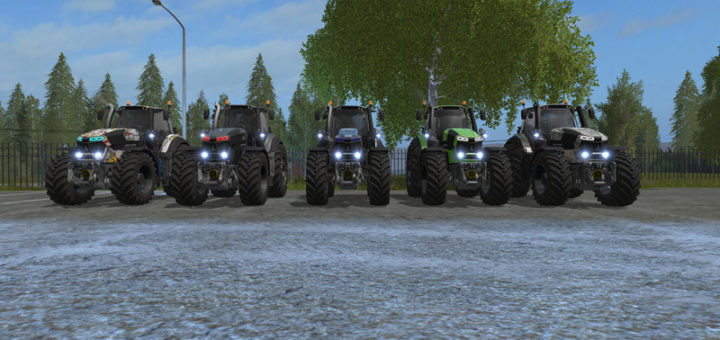 Мод трактор Deutz Fahr Series 9 Designer Edition v 1.1.2 Farming Simulator 2017
