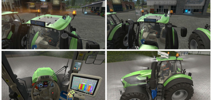 Мод трактор Deutz Fahr Series 9 v 1.5 Farming Simulator 2017