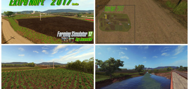 Мод карта Extre Nort 2017 v 1.0 beta Farming Simulator 2017