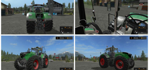 Мод трактор Fendt 1000 Vario v 1.3 Farming Simulator 2017