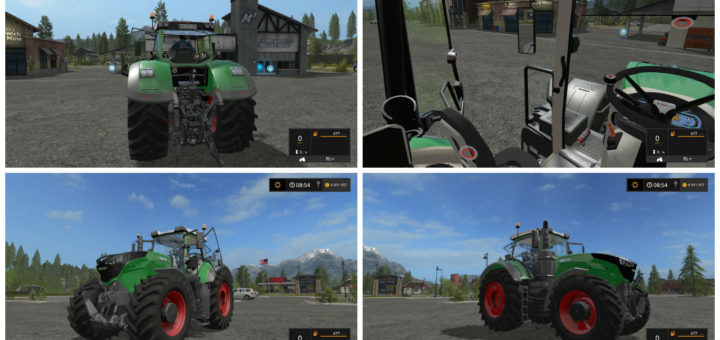 Мод трактор Fendt 1000 Vario v 1.3 Farming Simulator 2017