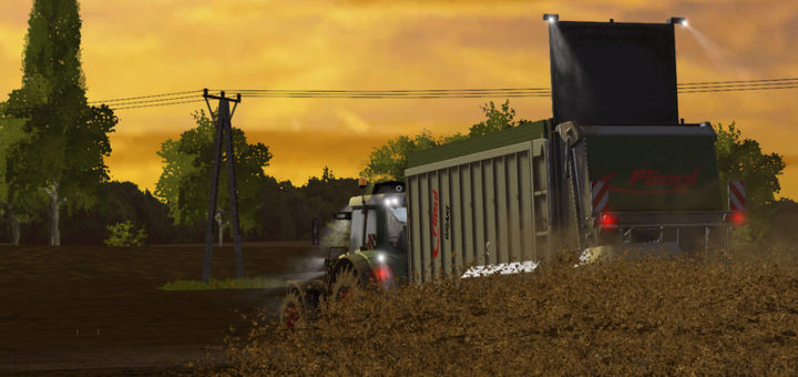Мод прицеп Fliegl Gigant ASW 268 Manure v 1.0.0.0 Farming Simulator 2017