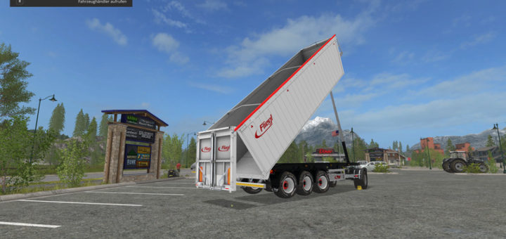 Мод прицеп Fliegl Green Line Trailer v1.0 Mulitfruit Farming Simulator 2017