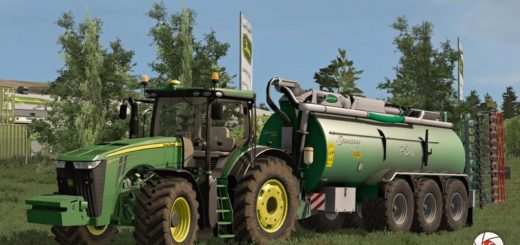 Мод трактор John Deere 8R EDIT v 1.0 Farming Simulator 2017