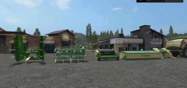 Мод жатки Krone BiGX Anbaugeräte V 1.1.0.1 Farming Simulator 2017