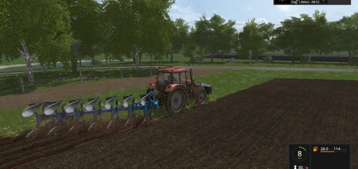 Мод плуг Lemken Juwel 8 v 0.51 BETA Farming Simulator 17