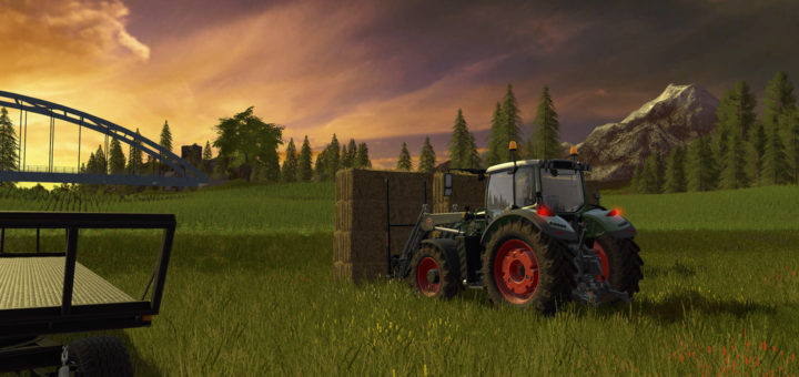 Мод вилы Large bale fork H v 1.0.0.2 Farming Simulator 17