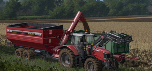 Мод прицеп Lomma UW280 Grain Trailer v 1.0.0 Farming Simulator 17
