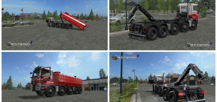 Мод грузовик MAN A Helmer HKL v 2.0 Farming Simulator 2017