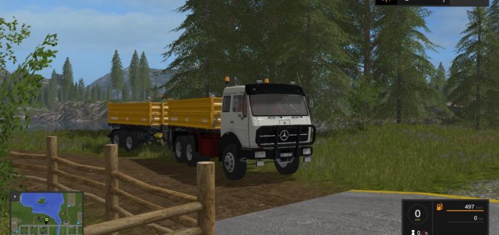 Мод грузовик Mercedes-Benz NG v 1.0 Farming Simulator 2017