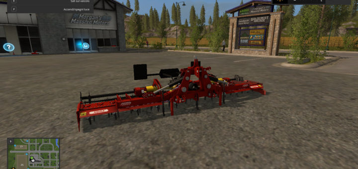 Мод культиватор Maschio Aquila 5000 v 1.0 Farming Simulator 2017