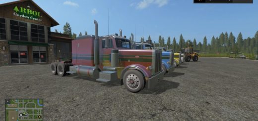 Мод Peterbilt 379 Flat Top v 1.0 Farming Simulator 2017