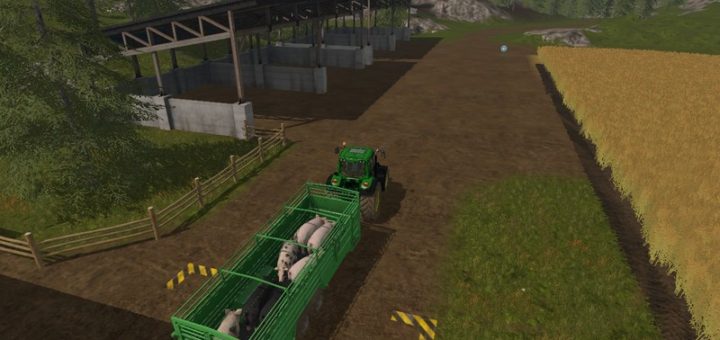 Мод прицеп Pirnay V14H v 1.0 Farming Simulator 17