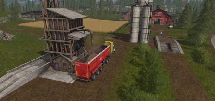 Мод Placeable WoodChip Storage v 1.1 Farming Simulator 2017