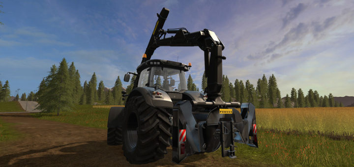 Мод Ponsse Mounted Crane for Tractors v 1.0 Farming Simulator 2017