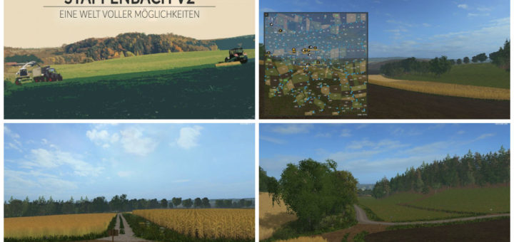 Мод карта STAPPENBACH V2.0 BETA Farming Simulator 2017