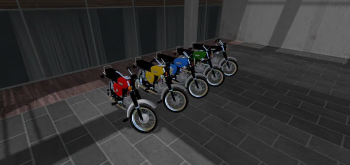Мод мотоцикл Simson S 51 E v 1.0 Farming Simulator 17