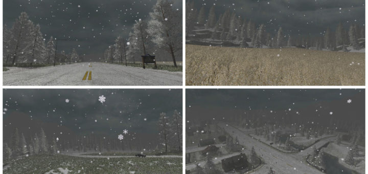 Мод Snow Edition Texture Pack v 1.0 Farming Simulator 2017