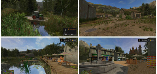 Мод карта Vieille France v 1.0 Farming Simulator 2017