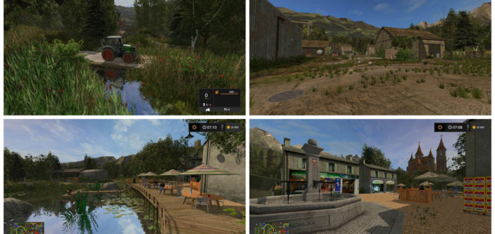 Мод карта Vieille France v 1.0 Farming Simulator 2017