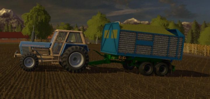 Мод прицеп ZDT SP27 Silaz Farming Simulator 17
