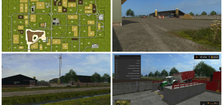 Мод карта Zuidwest Friesland Map v 1.0.0.2 Farming Simulator 2017