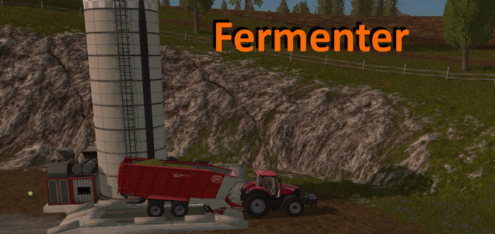 Мод Fermenter Silo Placeable v 1.0.0.0 Farming Simulator 2017