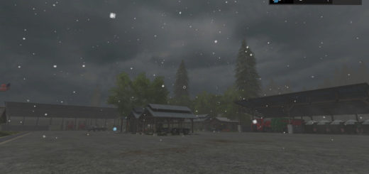 Мод скрипт снега Snow v 1.0 Farming Simulator 17