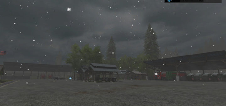 Мод скрипт снега Snow v 1.0 Farming Simulator 17