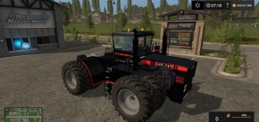 Мод трактор BIG BUD 747 Black v 1.1 Farming Simulator 17