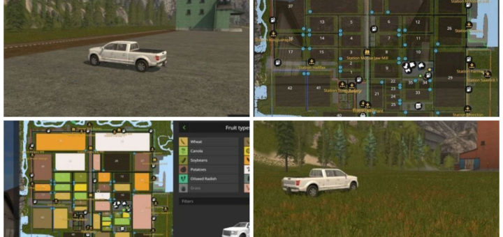 Мод карта Canadian Ultimate v 1.0 Farming Simulator 2017