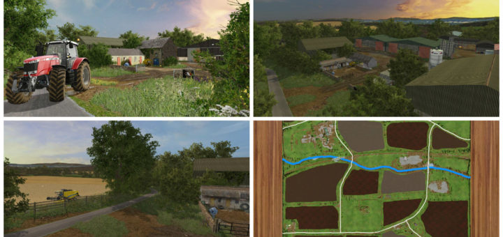 Мод карта Chellington 17 v1.0.0.3 Farming Simulator 17