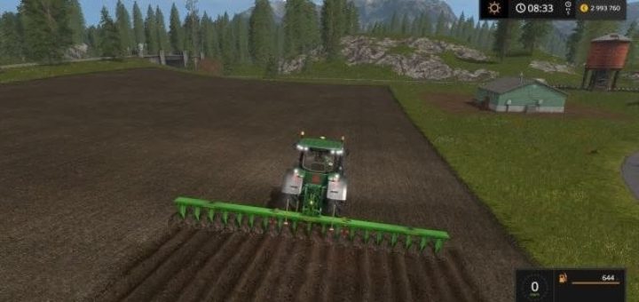 Мод плуг Large plow v 1.0 Farming Simulator 2017
